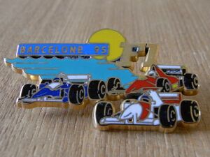 古いピンバッジ：F1 バルセロナ95 車 ピンズ #O