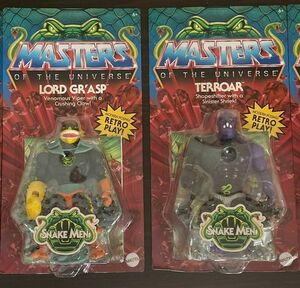 MOTU Origins LORD GRASP & TERROAR Figures Masters Of The Universe UNPUNCHED ! 海外 即決