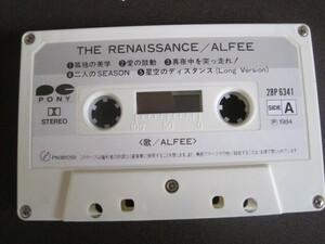 THE　ALFEE（アルフィー）【THE　RENAISSANCE　１９８４年】／カセットテープ（中古品）