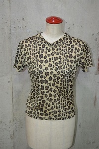 フェンディ　FENDI　メッシュ　レオパード　Ｔシャツ　I40　D34 D6649