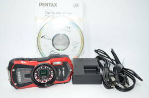 【外観並級】PENTAX Optio WG-2 レッド ペンタックス　#s5600