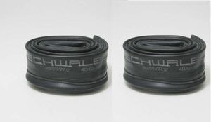 Schwalbe DV 英式 40mm　27.5x2.00/2.40 , 29x1.50/2.40 インナーチューブ 2本 チューブ シュワルベ 　No.19 　27.5 28(700C) 29