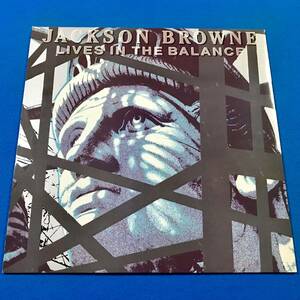 【ROCK】【POP】JACKSON BROWNE//LIVES IN THE BALANCE//ASYLUM RECORDS//VINYL LP/JAPAN