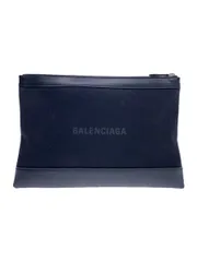 BALENCIAGA クラッチバッグ キャンバス ブラック 373834・1000・V・528147