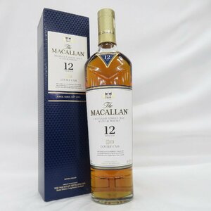 【未開栓】The MACALLAN ザ・マッカラン 12年 ダブルカスク ウイスキー 700ml 40% 箱付 11593561 0604