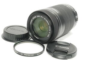 【☆★極上美品☆レンズフィルター付★】Canon キヤノン EF-S 55-250mm F4-5.6 IS STM y1424