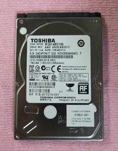 東芝 Toshiba 2.5インチ HDD 1TB 使用時間 6.868H