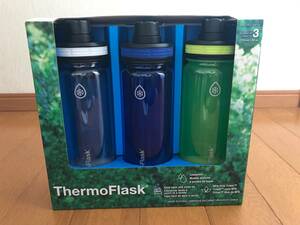 新品 タケヤ TAKEYA ThermoFlask サーモフラスク トライタンボトル 3色セット イエロー 水筒 ボトル 直飲み プロテイン シェイカー