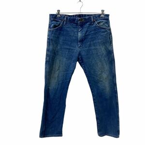 Wrangler デニムパンツ W38 ラングラー メキシコ製 コットン ブルー 古着卸 アメリカ仕入 2409-239