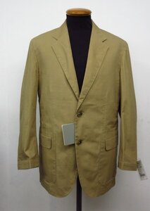 y7912 定価4万5千円 タグ付き未使用保管品 YUKI TORII HOMME ソフトジャケット メンズ 94-AB4サイズ　綿100％　ベージュ系 ユキ トリイ