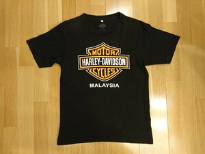 ハーレーダビッドソン Harley-Davidson モーターサイクル バイクTシャツ メンズMサイズ (小さめSより)中古 (目立った傷や汚れなし) 古着