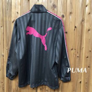 PUMA /プーマ /メンズS〜M 長袖 ジャージジャケット シャドーストライプ バックプリント トラックジャケット トレーニング スポーツウェア