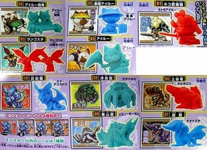 モンスターハンター（モンハン） カリケシ 第6弾 37個セット（ネコ武者鎧、アイルー荷車、土砂竜、浮岳龍、炎妃龍等）　未開封　送料無料