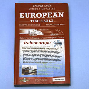 Thomas Cook「WORLD TIMETABLES」January 2003