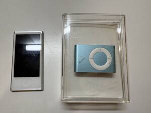 #A3131　Apple iPod nano BCG-A1446A iPod shuffle A1204 1GB アイポッド ナノ シャッフル ポータブルミュージックプレーヤー ジャンク