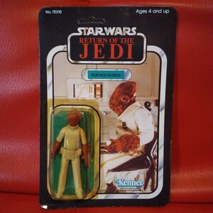 ツクダオリジナル STARWARS RETURN OF THE JEDI フィギュア ADMIRAL ACKBAR ３０年以上前のモノ　Kenner 貴重品　レア スターウォーズ