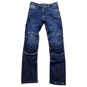 BERIK ベリック PROTECTION DENIM PANTS プロテクション デニム パンツ JP-227318-BK BLUE 31サイズ バイクウェア【バイク用品】