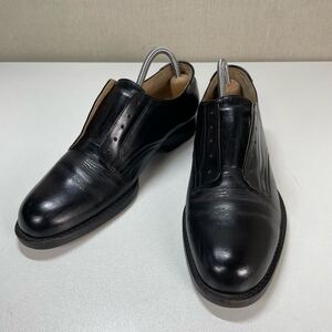 1円　COMME des GARCONS コムデギャルソン　プレーントゥ レザー シューズ レディース ブラック　23㎝　10110