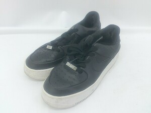 ◇ NIKE ナイキ AIR FORCE 1 SAGE LOW AR5339-002 スニーカー シューズ サイズ24.0cm ブラック レディース P