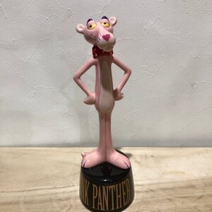 【大型・高さ約２６ｃｍ】 （黒） ピンクパンサー　The Pink Panther　貯金箱　陶器 雑貨 置物 ビンテージ レトロ 管理001・7