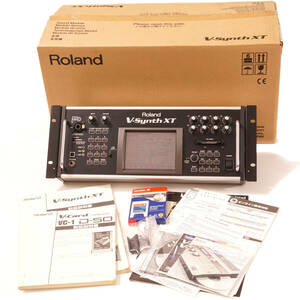 ROLAND V-Synth XT Synthesizer ＋ メモリーカード　ローランド ブイシンセ シンセサイザー VC-1 VC-2 D-50 90s ラックマウント