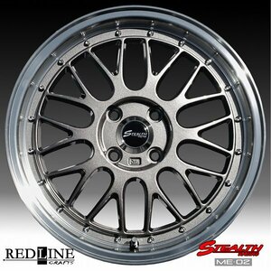 ■ 新製品, ステルスレーシング ME02 ■ スペシャルサイズ,軽四用 16in/幅広リム6.0J OFF+43　Hankook 165/40R16 タイヤ付4本セット