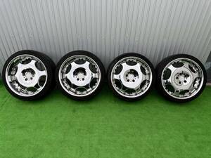 深リム！ AME SHALLEN 19インチ 245/35ZR19 225/35ZR19 19X8J+35 19X9J+38 5H PCD114.3 4本 セット 。。。 