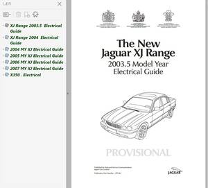 ジャガー JAGUAR XJ シリーズ X350 2003-2007 配線図