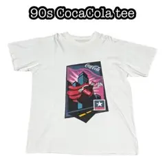 90s y2k OLD vintage CocaCola TEE 海外企業 白