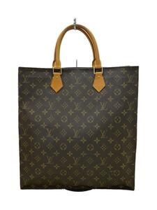 LOUIS VUITTON◆1)サック・プラ_モノグラム・キャンバス_BRW/PVC/BRW