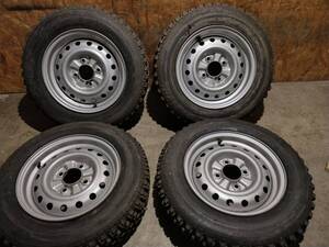 【希少】　旧車　未使用　スパイク　DUNLOP　SP５３　A　185/70R14　１４．５．５J　１１４．３/４H　OFFSET+３０　絶版