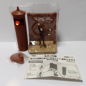 バンプレスト ルパンを照らせサーチライト！！音声ジオラマ あばよ とっつあん！！ルパン三世 ミニフィギュア付 作動確認済 外箱無し