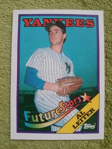 ★RC ルーキー AL LEITER TOPPS 1988 MLB #18 ROOKIE CARD カード NEW YORK YANKEES ニューヨーク ヤンキース METS メッツ