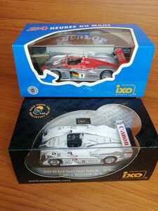 1/43 IXO イクソ ★AUDI R8 ♯1 WINNER LE MANS 2002＆Sport Japan Team ♯5 Le Mans 2003 2台セット★美品