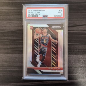 TRAE YOUNG 2018-19 PRIZM SILVER RC PANINI NBA basketball ATLANTA HAWKS PSA9　ルーキー　シルバー　トレイ ヤング