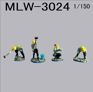 1/150 Nゲージに最適！フィュギュアシリーズ　　MLW3024　車両センター整備員