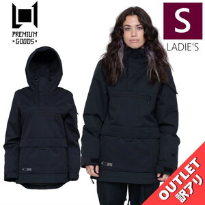 【アウトレット】 L1 PROWLER ANORAK JKT BLACK レディース スノーボード スキー スノボウェア ジャケット JACKET 型落ち 23-24