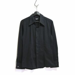 希少【TORNADO MART】Y2K archive dress shirt/black/cotton/原宿/トルネードマート/シャツ 長袖シャツ/ドレスシャツ