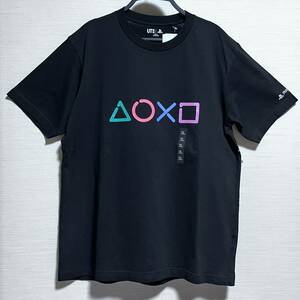 UNIQLO(ユニクロ) - MEN プレイステーション UT グラフィック Tシャツ レギュラーフィット 黒色 XLサイズ PS2 ロゴ プレステ 未使用 完売品