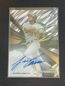 Jose Canseco（ホセ・カンセコ） 【2018 Topps High Tek】Auto