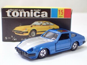 m2310 / 未使用 保管品 トミカ 日本製 No.15 ニッサン フェアレディ 280Z-T 黒箱 トミー TOMY TOMICA NISSAN FAIRLADY 日産 当時物 現状品