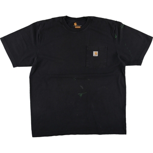 古着 カーハート Carhartt ORIGINAL FIT 半袖 ワンポイントロゴポケットTシャツ メンズL相当 /eaa437448