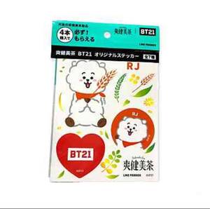 BTS BT21 ステッカー　シール　JIN RJ 新品　爽健美茶