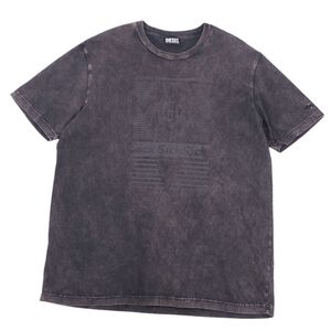 美品 ディーゼル DIESEL Tシャツ カットソー 半袖 ショートスリーブ プリント ガーメントダイ トップス メンズ XXL cf07mr-rm11f10799