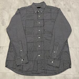 KARL HELMUT ORIGINAL SHIRTS カールヘルム パッチワーク チェック ブロックチェック ギンガムチェック 長袖シャツ