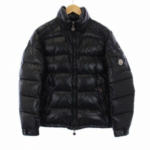 モンクレール MONCLER MAYA GIUBBOTTO ダウンジャケット アウター ジップアップ スタンドカラー 1 S 黒 ブラック /KH メンズ