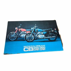 現状品】≪パネル/ポスター≫HONDA DREAM/CB250/350/EXPORT/バイク/ホンダ/昭和レトロ/当時物