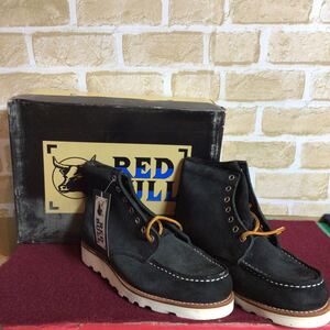 【売り切り!送料無料!】A-95 REDBULL! スウェードハイカットブーツ! BLACK SUEDE! ブラック系! サイズ9! 約27㌢! 箱あり!新品!