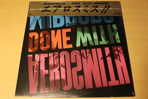 未開封新品　Aerosmith Done With Mirrors 帯付き LP レコード