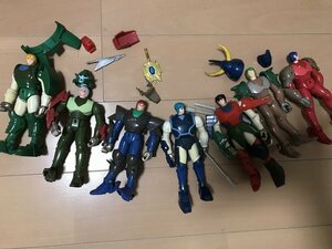 ★【ジャンク】　1980年代　takara　タカラ　まとめて　鎧伝　サムライトルーパー　フィギュア　人形　ソフビ　超合金　アニメ　聖闘士星矢